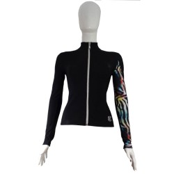 Veste de patinage artistique Thuono Animal noir